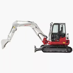 Miniexcavadora Takeuchi de 1.2 Toneladas con Motor Cummins, Válvula y Bomba Kawasaki, Cucharón de Excavación de 0.12m - Product Image 1