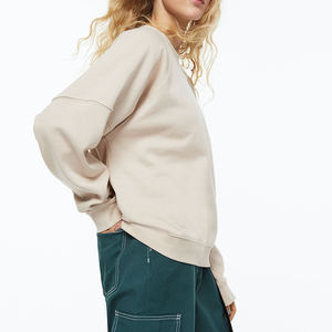 Haute qualité à manches longues col rond solide Streetwear vêtements femmes sweat personnalisé - Product Image 4