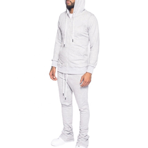 Conjunto Deportivo Ajustado para Hombre, Impresión Personalizada, Marca Privada, Pantalones Deportivos y Sudadera con Capucha, Traje Deportivo Ajustado para Hombre - Product Image 3