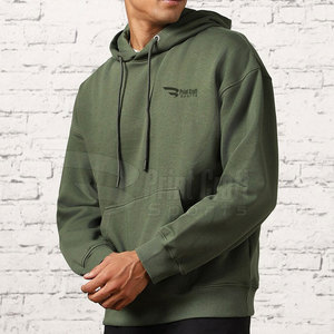 Top Selling OEM Oversized <b>Hoodies</b> Solid Pattern <b>Plain</b> Dyed for Winter Low Price Wholesale - Product Image 2