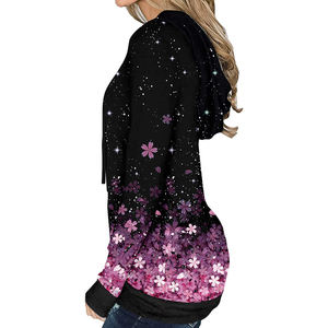 Sweats à capuche pour femmes à la mode de haute qualité sweat à capuche taille personnalisée respirant à vendre nouveauté sweats à capuche pour femmes - Product Image 2