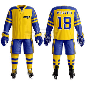 Uniforme de Hockey sobre Hielo de Fabricante Pakistaní, Conjuntos Deportivos para Equipos Adultos, 100% Poliéster, Transpirable, de Secado Rápido, Personalizable - Product Image 2
