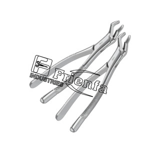 Fórceps de extracción de patrón americano para molares inferiores #288 Instrumentos Fabricantes hechos de acero inoxidable alemán de alta calidad - Product Image 4