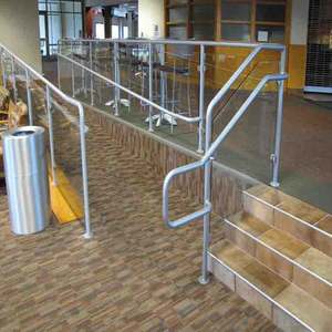 Offre Spéciale Main courante d'escalier en acier et aluminium galvanisés personnalisés Balustrades et mains courantes personnalisées - Product Image 5