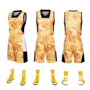 Uniforme de baloncesto de alta calidad de diseño único personalizado para hombre, uniforme de baloncesto deportivo de secado rápido al por mayor - Product Image 3