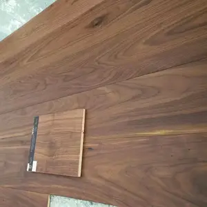 American Black Walnut Lantai Kayu Solid Walnut Wood Plank Pabrik Unggulan Di Tiongkok
