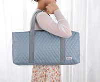 Jeu de Mahjong américain - Sac matelassé noir 166 tuiles premium avec 4 supports/poussoirs tout-en-un, 100 jetons, indicateur de vent
