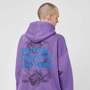เสื้อฮู้ดแบบสวมหัวสำหรับผู้ชายผ้าฝ้าย100% ฟอกสีกรด - Product Image 2