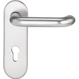 Juego de Protección Contra Incendios de Acero Inoxidable Targa/K FS 103/103 para Puertas de 40-65 mm de Espesor, PZ Redondeado, DIN Izquierdo/Derecho, Accesorios para Chimenea - Product Image 1