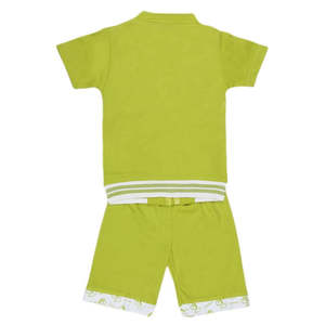 Boys 3 Pcs Suit - Green - Product Image 4