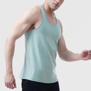 Débardeurs à col rond pour hommes de haute qualité 100% coton sans manches Débardeurs personnalisés à séchage rapide Gym Fitness Débardeurs pour hommes - Product Image 3