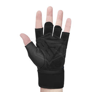 ถุงมือออกกำลังกายประสิทธิภาพสูง ถุงมือฟิตเนสสำหรับยกน้ำหนักในยิม พร้อมที่รองรับข้อมือ - Product Image 4