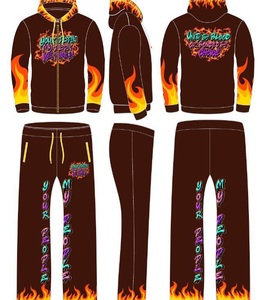 Ropa al aire libre Impreso Chándal apilado Cómodo Algodón suave Hombres Traje de sudor de invierno - Product Image 3