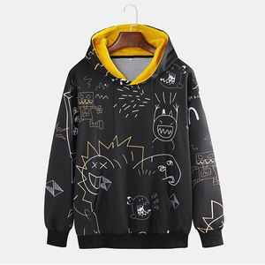 100% algodón ropa activa deportes sudadera suelta pulóver Sudadera con capucha otoño moda entrenamiento Fitness sublimación básicos sudaderas con capucha - Product Image 6