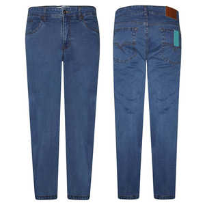 กางเกงยีนส์ผู้ชายผ้าฝ้ายแท้ 100% ล้างแบบวินเทจ ราคาสมเหตุสมผล ดีไซน์แฟชั่นสตรีทแวร์ - Product Image 4