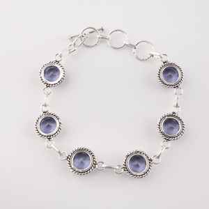 Pulsera de Plata de Ley 925 con Circonita, de Lujo y Alta Calidad para Mujer, Regalo de Piedra Natal de Septiembre - Product Image 2