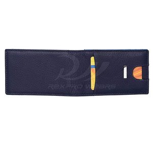 Portefeuille en cuir de nouvelle conception pour hommes, vente en gros, conception personnalisée, vente chaude, portefeuille en cuir à étiquette privée - Product Image 5