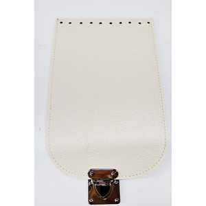 Cream Leatherette 20x13cm Bag <b>Cover</b> for <b>Head</b> for Protection and Comfort - Product Image 1