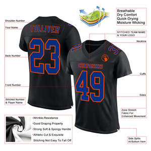 Maillot de football américain Pro Fit uniforme respirant léger personnalisé pour l'entraînement et la pratique de l'école d'équipe - Product Image 2