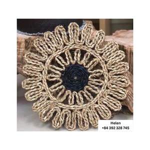 Sets de table en rotin taille et forme de logo personnalisé en vente à prix raisonnable-napperons de vente en gros de haute qualité bon marché fabriqués au Vietnam - Product Image 3