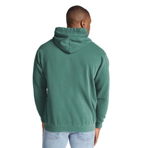 Sudadera con capucha cómoda de buena calidad con logotipo personalizado a la moda, sudaderas con capucha y hombros caídos lisos - Product Image 2
