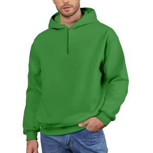 Nouveauté Sweat à capuche zippé pour homme, décontracté, en molleton de coton pour l'hiver, respirant, couleur unie, grande taille, streetwear, col à capuche - Product Image 1