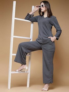 ชุดสูทแบบกึ่งเย็บสองชิ้นสไตล์ตะวันตกที่ดีที่สุดสำหรับผู้หญิงเด็กผู้หญิงชุดเดรสวัสดุสำหรับใส่ในสำนักงานอินเทรนด์ใหม่พร้อมซื้อ - Product Image 2