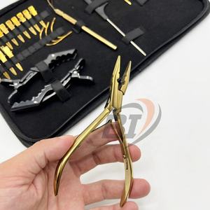 หวีเข็มรูปตัว C สำหรับผมมนุษย์คลิปหนีบผมแบบกรรไกรเหล็กต่อผมแบบยั่งยืน - Product Image 4