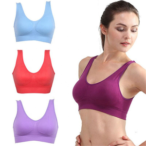 High Quality Customize Quick-Drying <b>Back</b>-Beautiful Yoga Wear Bra Tight Fitness Vest Running Yoga Training Shock-Proof Sports Bra - Product Image 3