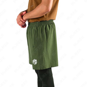 Pantalones Cortos Deportivos de Baloncesto para Hombre con Logotipo Personalizado, Ecológicos, Antiarrugas, Transpirables, Impermeables, Estilo Urbano, Diseño Sólido - Product Image 4