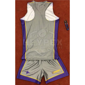 Uniforme léger de basket-ball de vêtements de sport de dernière conception de matériel de polyester respirable de 100% dans la couleur différente - Product Image 4
