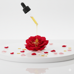 Huile essentielle de rose de Damas 100% pure traditionnelle pour les produits de beauté et de soins personnels haut de gamme - Product Image 3