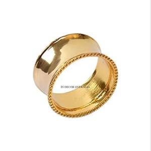 Anillo de Servilleta de Lujo de Diseño Único y Elegante, Hecho de Metal de Alta Calidad, Chapado en Oro, Centro de Mesa a un Precio Impresionante - Product Image 1