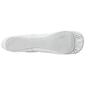 Vente en gros 2024 arrivage de chaussures de danse de ballet flexibles blanches en toile avec reliure élastique et rubans sur le devant à vendre - Product Image 4