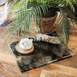 Resin <b>Decorative</b> Tray in Multiple Colors Rectangle Home <b>Decor</b> Resin Tray High Quality - Product Image 1