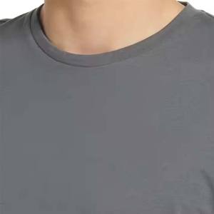 T-shirts en coton à séchage rapide pour hommes en gros, taille XXXL, dernier design streetwear avec impression de logo, vêtements personnalisables de haute qualité - Product Image 4