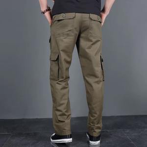 Vente en gros 100% coton Pantalons cargo pour hommes décontractés multi-poches Pantalons de grande taille pour hommes Vêtements d'extérieur pour hommes Pantalons droits d'hiver Pantalons - Product Image 3