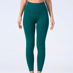 Sports Yoga <b>Leggings</b> for Women <b>High</b> <b>Waist</b> Seamless Fitness Pants Gym Stretchy <b>Tummy</b> <b>Control</b> Breathable Workout <b>Leggings</b> - Product Image 1