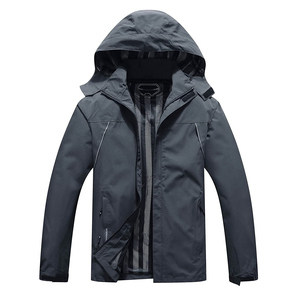 Factory Wholesale Men's Winter <b>Jacket</b> Windbreaker <b>Jacket</b> Popular Fashion Plus Size <b>Long</b> Length <b>Waterproof</b> Zipper Techniques - Product Image 4
