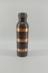 High Quality Eco-Friendly Classic <b>Copper</b> <b>Drinking</b> Water <b>Bottle</b> with Lid Customizable Logo and Shape - Product Image 5