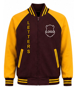 Iota Personalizado |   Chaqueta universitaria de algodón bordada Phi, transpirable, de secado rápido, para todas las estaciones, con cuello alto griego. - Product Image 1