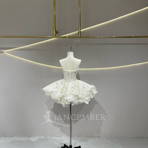 Robe <span class=keywords><strong>de</strong></span> bal mini scintillante chic Jancember JFH71, robe <span class=keywords><strong>de</strong></span> mariée en cristal pour soirée - Product Image 6