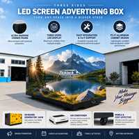 Écran publicitaire LED 3D mobile Ticktack 4,2 m, étanche, pour camion, affichage numérique, panneau publicitaire LED