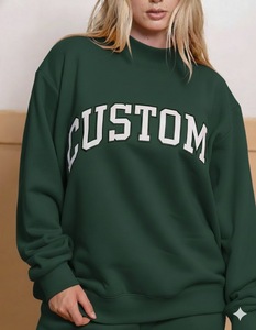เสื้อสเวตเชิ้ตคอเต่าผ้าฟลีซผสมโพลีเอสเตอร์/คอตตอน น้ำหนัก 380 กรัม สำหรับผู้หญิง ลายปักโลโก้ด้านหน้า เป็นมิตรกับสิ่งแวดล้อม รับทำโลโก้ตามสั่ง - Product Image 3