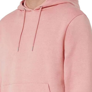 Custom Vintage Winter Hoodies Regular Fit 100% Cotton Heavyweight <b>Men</b> Sun Faded Pink Acid Washed Distressed Pocket <b>Hoodie</b> - Product Image 5