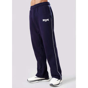 Joggers cargo en toile marine écologiques pour hommes - Coupe ample, braguette boutonnée, taille haute, jambe droite, hiver, du XL au 6XL - Product Image 2