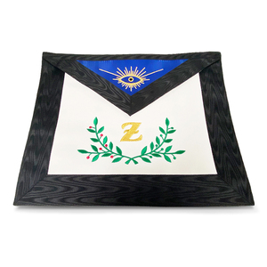 Tablier maçonnique avec motif de broderie personnalisé Tablier ASSR de rite écossais au 4e degré Vente en gros - Product Image 1