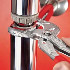For KNIPEX Siphon Connector Pliers 250mm Chrome-Plated with Plastic Jaws Clamping Range 10-75mm - Product Image 6