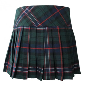 Mini Kilt Escocés de Tartán para Mujer con Pliegues Tipo Billie, Accesorio de Instrumento Musical Tipo Flugelhorn, Diseño y Logotipo Personalizados, Venta al por Mayor - Product Image 4