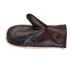 Gants de cuisson en cuir robustes Protection thermo-isolée pour le service alimentaire et la cuisson à domicile gants de cuisson en cuir - Product Image 5